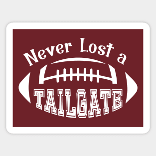 Never Lost a Tailgate Sticker